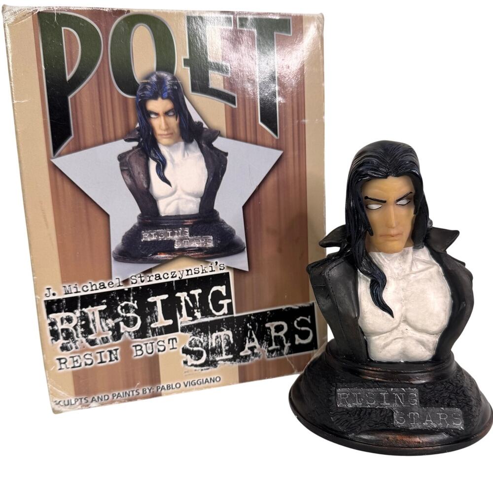 Rising Stars Poet‎ Resin Bust J. Michael Straczynski's Statue Limited Edition